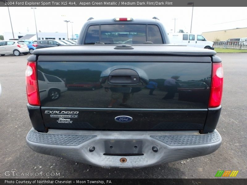 Aspen Green Metallic / Medium Dark Flint/Dark Flint 2004 Ford Explorer Sport Trac XLS 4x4