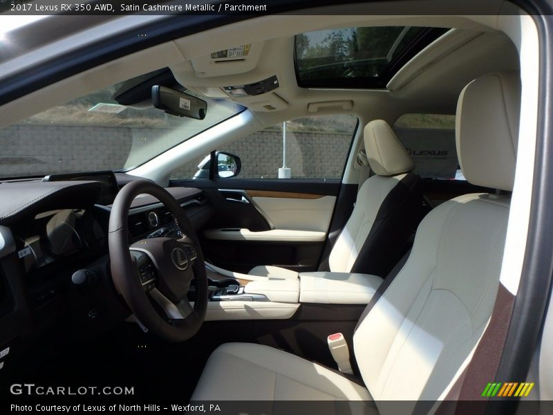 Satin Cashmere Metallic / Parchment 2017 Lexus RX 350 AWD