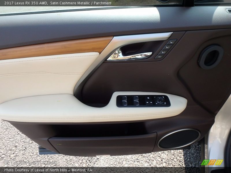 Satin Cashmere Metallic / Parchment 2017 Lexus RX 350 AWD