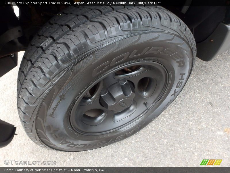 Aspen Green Metallic / Medium Dark Flint/Dark Flint 2004 Ford Explorer Sport Trac XLS 4x4