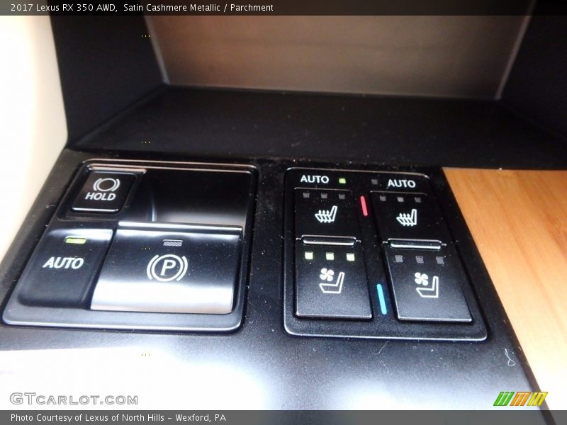 Satin Cashmere Metallic / Parchment 2017 Lexus RX 350 AWD