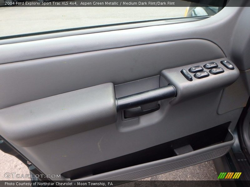 Aspen Green Metallic / Medium Dark Flint/Dark Flint 2004 Ford Explorer Sport Trac XLS 4x4