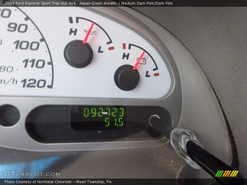 Aspen Green Metallic / Medium Dark Flint/Dark Flint 2004 Ford Explorer Sport Trac XLS 4x4