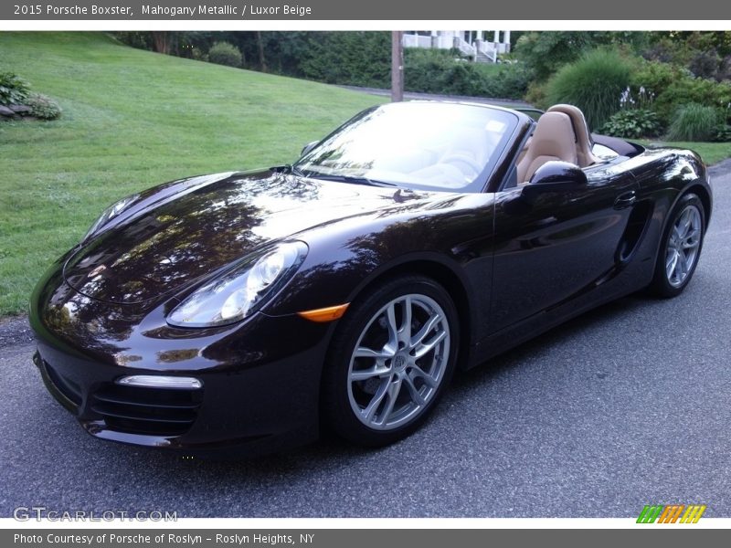 Mahogany Metallic / Luxor Beige 2015 Porsche Boxster