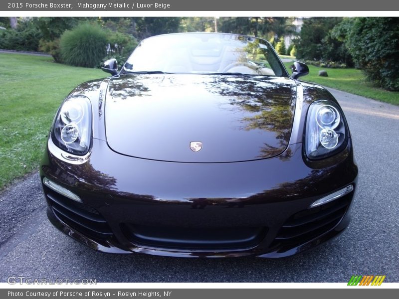 Mahogany Metallic / Luxor Beige 2015 Porsche Boxster