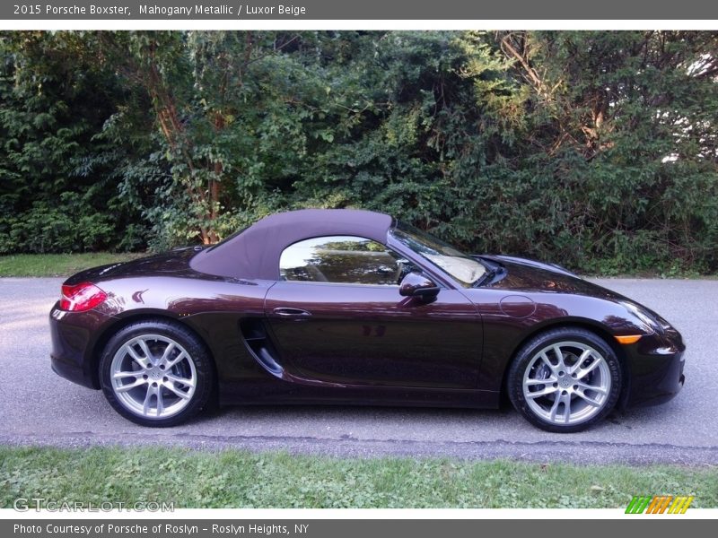 Mahogany Metallic / Luxor Beige 2015 Porsche Boxster
