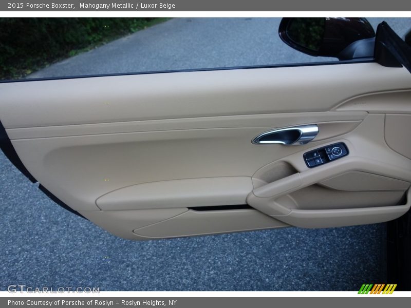 Mahogany Metallic / Luxor Beige 2015 Porsche Boxster