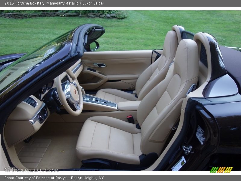 Mahogany Metallic / Luxor Beige 2015 Porsche Boxster