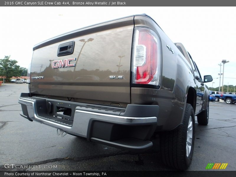 Bronze Alloy Metallic / Jet Black 2016 GMC Canyon SLE Crew Cab 4x4