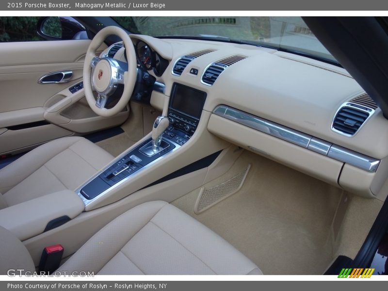 Mahogany Metallic / Luxor Beige 2015 Porsche Boxster