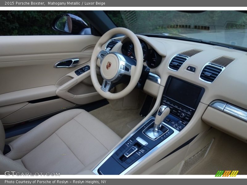 Mahogany Metallic / Luxor Beige 2015 Porsche Boxster