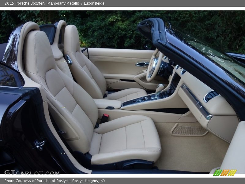 Mahogany Metallic / Luxor Beige 2015 Porsche Boxster