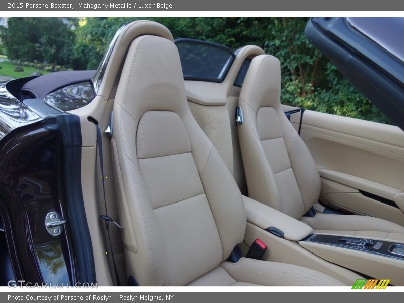 Mahogany Metallic / Luxor Beige 2015 Porsche Boxster