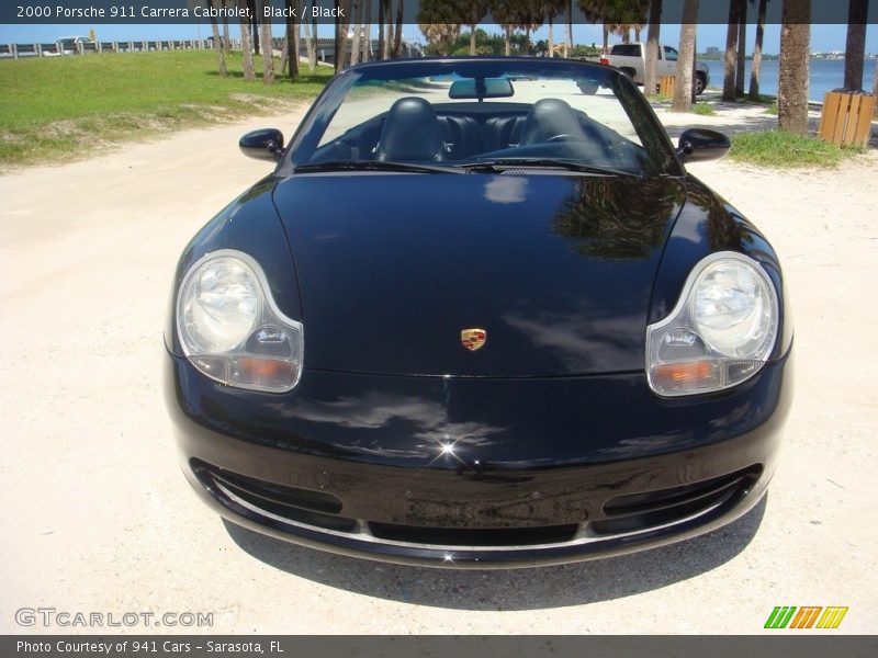 Black / Black 2000 Porsche 911 Carrera Cabriolet