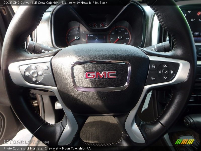 Bronze Alloy Metallic / Jet Black 2016 GMC Canyon SLE Crew Cab 4x4
