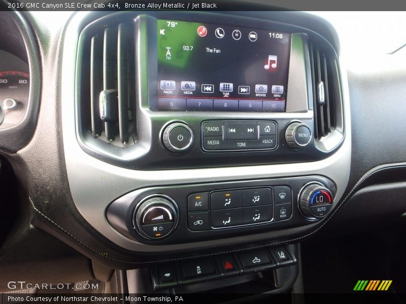 Bronze Alloy Metallic / Jet Black 2016 GMC Canyon SLE Crew Cab 4x4