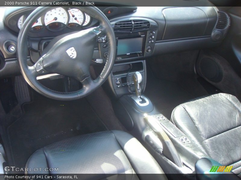 Black / Black 2000 Porsche 911 Carrera Cabriolet