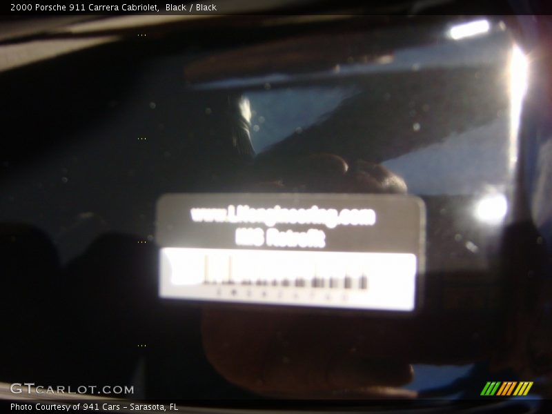 Black / Black 2000 Porsche 911 Carrera Cabriolet