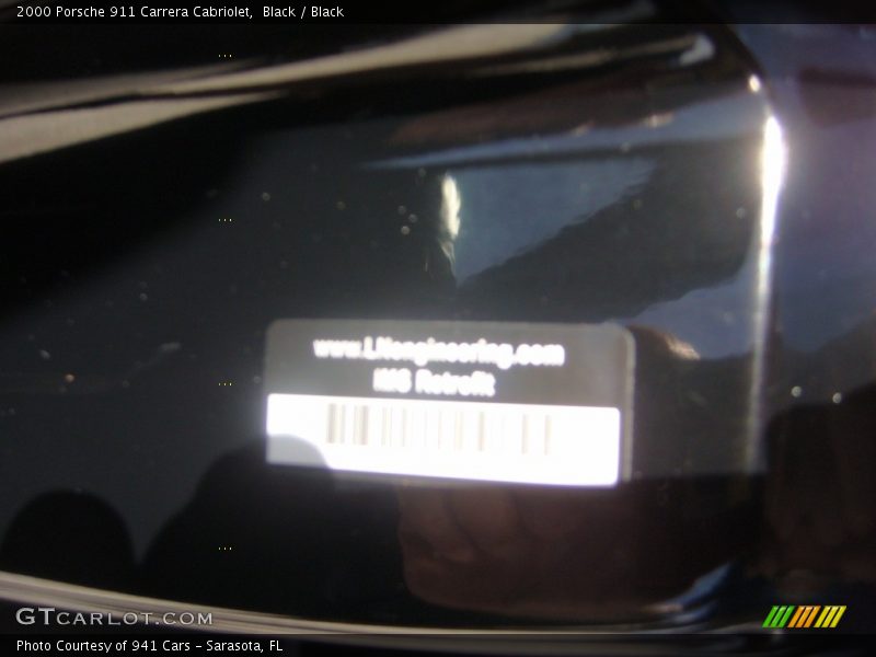 Black / Black 2000 Porsche 911 Carrera Cabriolet