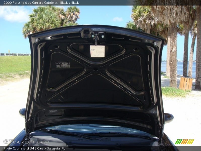 Black / Black 2000 Porsche 911 Carrera Cabriolet