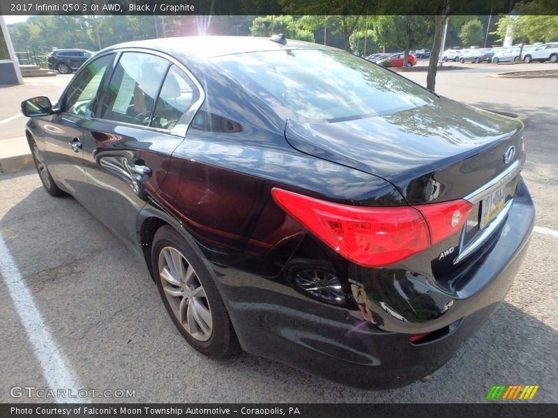 Black / Graphite 2017 Infiniti Q50 3.0t AWD