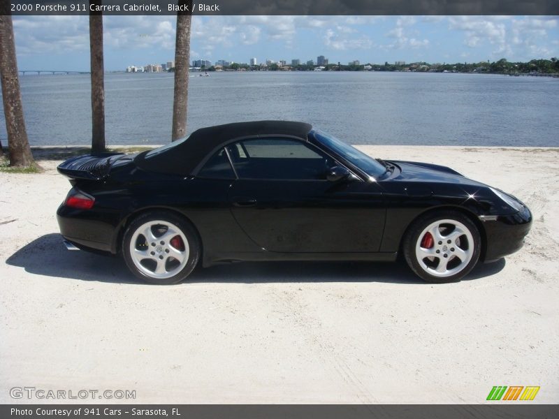 Black / Black 2000 Porsche 911 Carrera Cabriolet