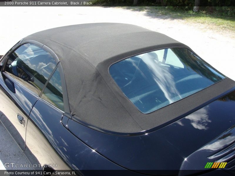 Black / Black 2000 Porsche 911 Carrera Cabriolet