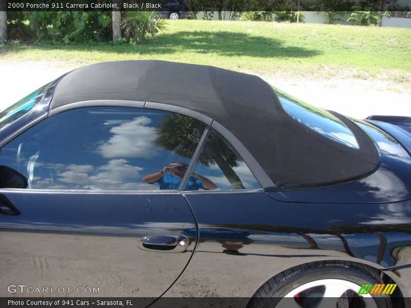 Black / Black 2000 Porsche 911 Carrera Cabriolet