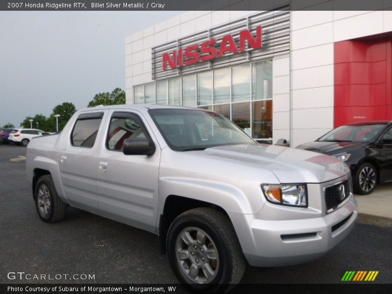 Billet Silver Metallic / Gray 2007 Honda Ridgeline RTX