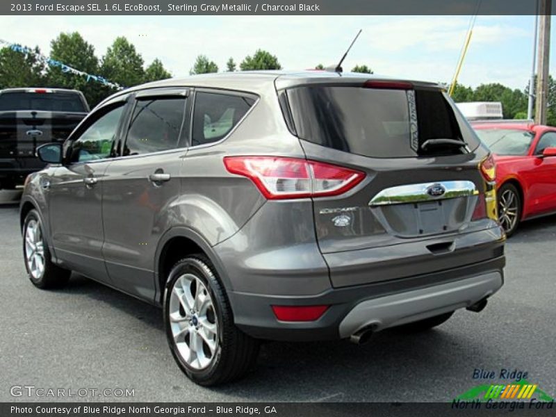 Sterling Gray Metallic / Charcoal Black 2013 Ford Escape SEL 1.6L EcoBoost