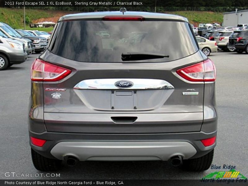 Sterling Gray Metallic / Charcoal Black 2013 Ford Escape SEL 1.6L EcoBoost