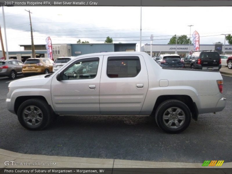 Billet Silver Metallic / Gray 2007 Honda Ridgeline RTX
