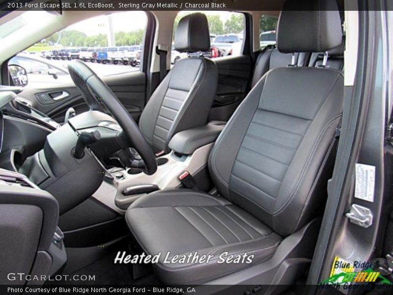Sterling Gray Metallic / Charcoal Black 2013 Ford Escape SEL 1.6L EcoBoost