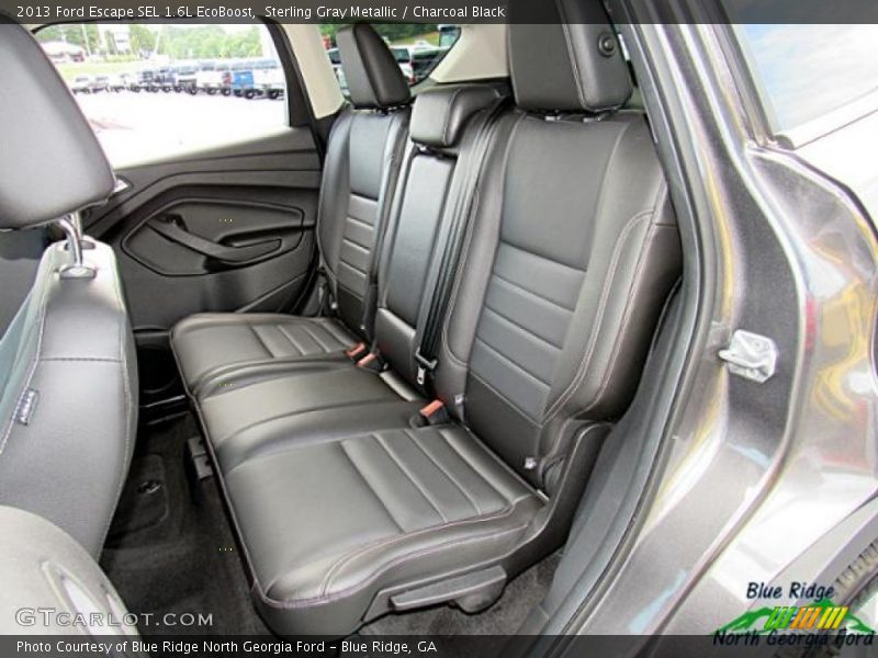 Sterling Gray Metallic / Charcoal Black 2013 Ford Escape SEL 1.6L EcoBoost