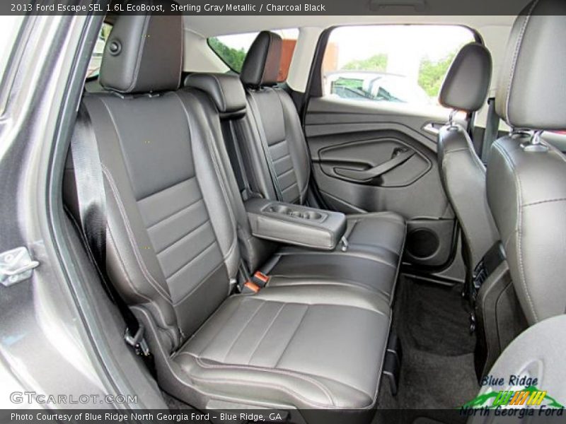 Sterling Gray Metallic / Charcoal Black 2013 Ford Escape SEL 1.6L EcoBoost