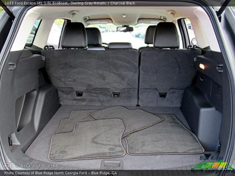 Sterling Gray Metallic / Charcoal Black 2013 Ford Escape SEL 1.6L EcoBoost