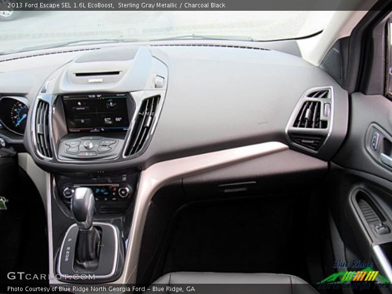 Sterling Gray Metallic / Charcoal Black 2013 Ford Escape SEL 1.6L EcoBoost