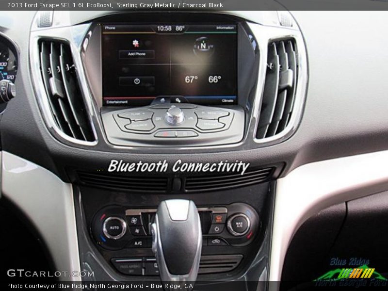 Sterling Gray Metallic / Charcoal Black 2013 Ford Escape SEL 1.6L EcoBoost