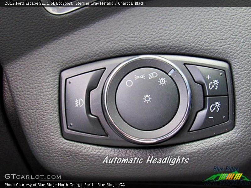 Sterling Gray Metallic / Charcoal Black 2013 Ford Escape SEL 1.6L EcoBoost