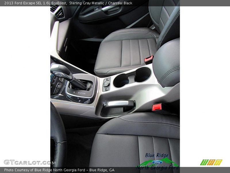 Sterling Gray Metallic / Charcoal Black 2013 Ford Escape SEL 1.6L EcoBoost