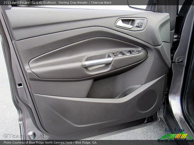 Sterling Gray Metallic / Charcoal Black 2013 Ford Escape SEL 1.6L EcoBoost