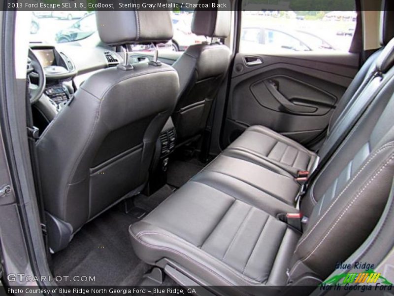 Sterling Gray Metallic / Charcoal Black 2013 Ford Escape SEL 1.6L EcoBoost