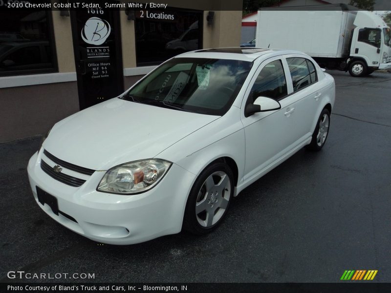 Summit White / Ebony 2010 Chevrolet Cobalt LT Sedan