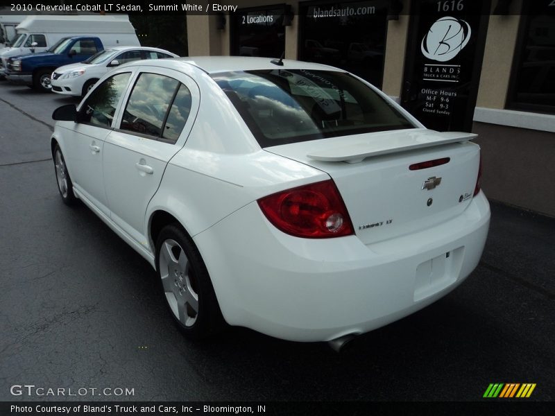 Summit White / Ebony 2010 Chevrolet Cobalt LT Sedan