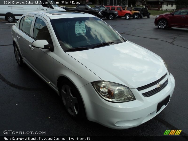 Summit White / Ebony 2010 Chevrolet Cobalt LT Sedan