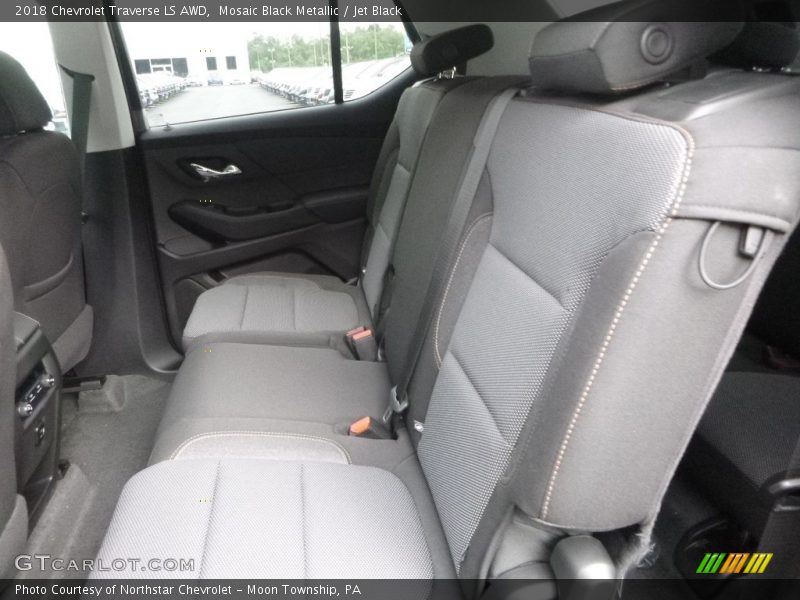 Mosaic Black Metallic / Jet Black 2018 Chevrolet Traverse LS AWD