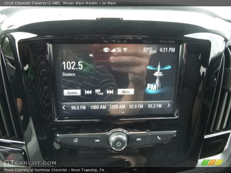 Mosaic Black Metallic / Jet Black 2018 Chevrolet Traverse LS AWD