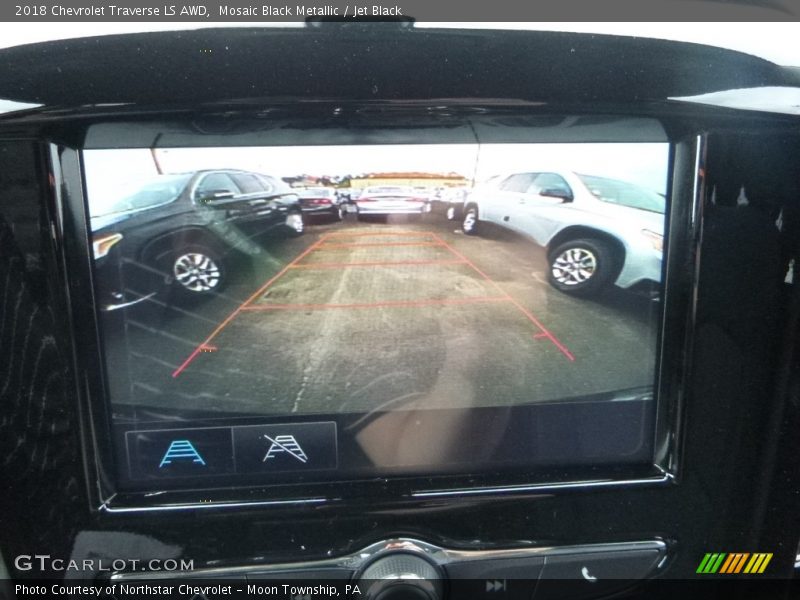 Mosaic Black Metallic / Jet Black 2018 Chevrolet Traverse LS AWD