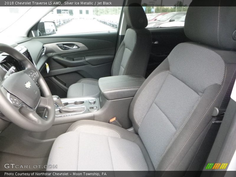 Silver Ice Metallic / Jet Black 2018 Chevrolet Traverse LS AWD