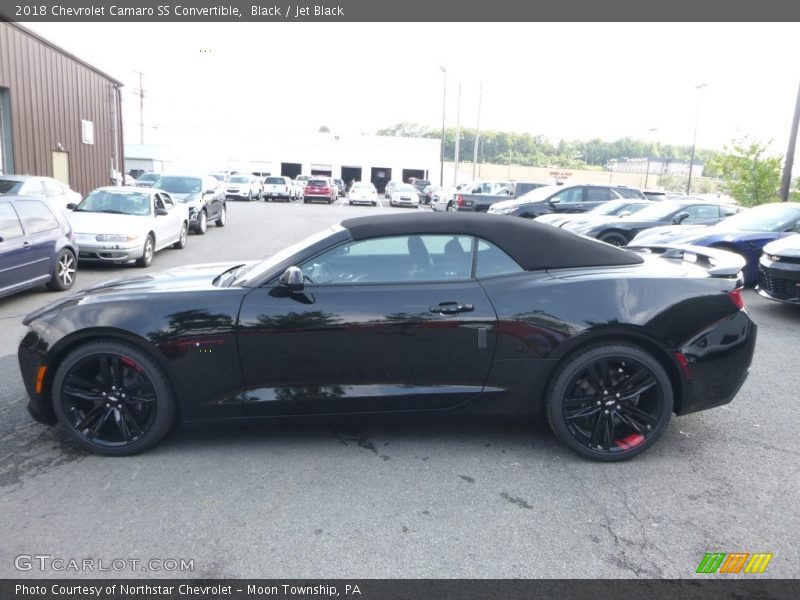 Black / Jet Black 2018 Chevrolet Camaro SS Convertible